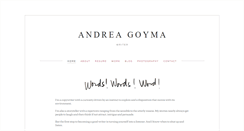 Desktop Screenshot of andreagoyma.com